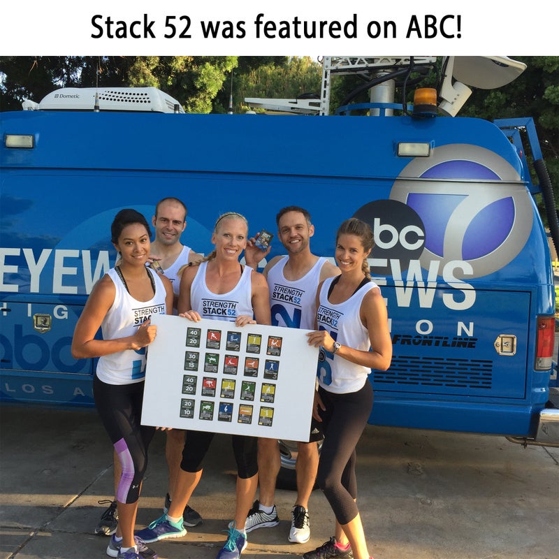 Stack 52 لعبة تمارين الفترات العالية 52 HIIT. مصممة بواسطة خبير اللياقة البدنية العسكرية. تعليمات فيديو متضمنة. تمارين وزن الجسم، لا حاجة لمعدات. برنامج تدريبي ممتع ومحفز. - Image 5